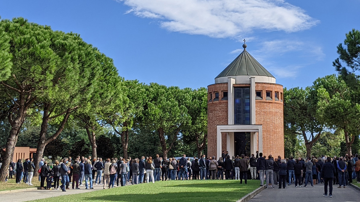 Il cimitero di via San Francesco a Brugherio