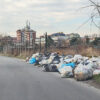 Discarica abusiva sul lato monzese di via dell'Offelera nel febbraio 2024