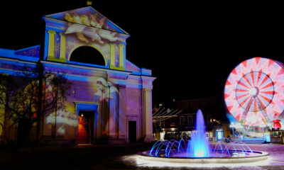 piazza Roma a Brugherio, Natale 2024 (foto di Maurizio D'Alterio)